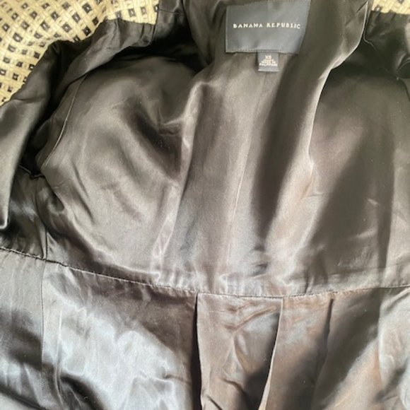 Banana Republic Black & White checked coat - Picture 4 of 6